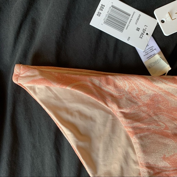 L*SPACE Shimmer Camacho Bikini Bottom - Size Medium - New With tags - Picture 11 of 12